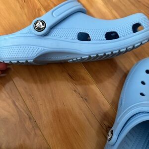 Baby blue classic CROCS
